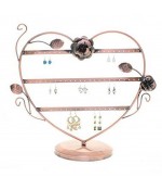 Porte boucle d'oreille Cœur Romantique (30 paires)