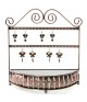 Porte boucle d'oreille et porte bijoux Panier (20 paires)