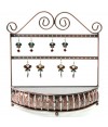 Porte boucle d'oreille et porte bijoux Panier (20 paires)