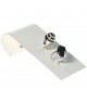 Porte bague et broche Toboggan en simili cuir (2 bagues)