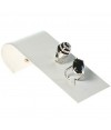 Porte bague et broche Toboggan en simili cuir (2 bagues)