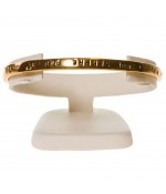 Mini support bracelet jonc ou montre plot Ring en simili cuir