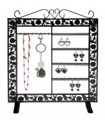 Porte bijoux Cadre mixte collier boucle bracelet accessoire - Noir