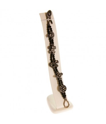 Support bracelet Toboggan Vertical large en simili cuir