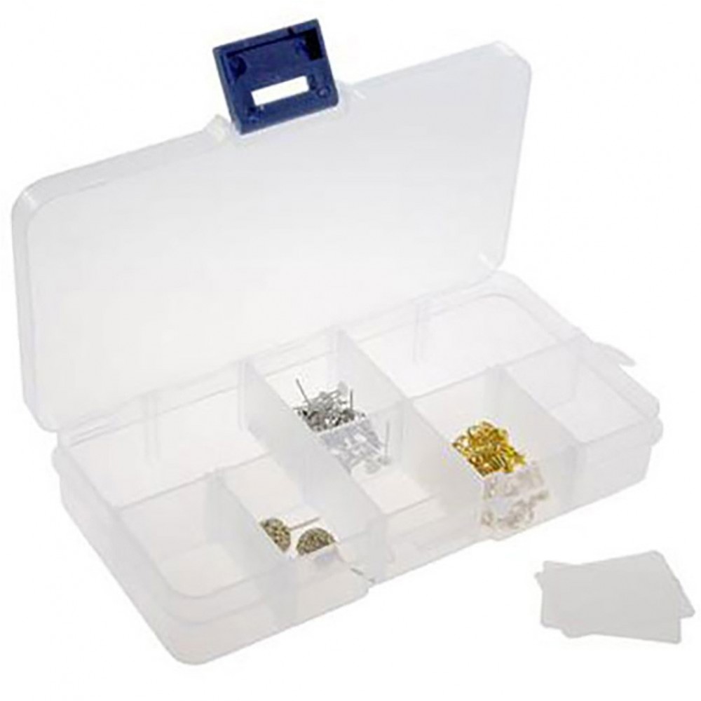 Boîte de rangement de bijoux Leke, 15 compartiments en plastique Boîte de  rangement de perles de bijoux pour perles, bijoux, outils 