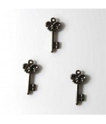 Breloques clefs 23.5 mm (20 pièces)