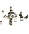 Embout tulipe pour cordon à coller 6 x 5 mm (20 pièces)