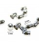 Embout tulipe pour cordon à coller 5 x 6 mm (20 pièces)