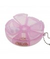 Boite de rangement plastique ronde 7 compartiments
