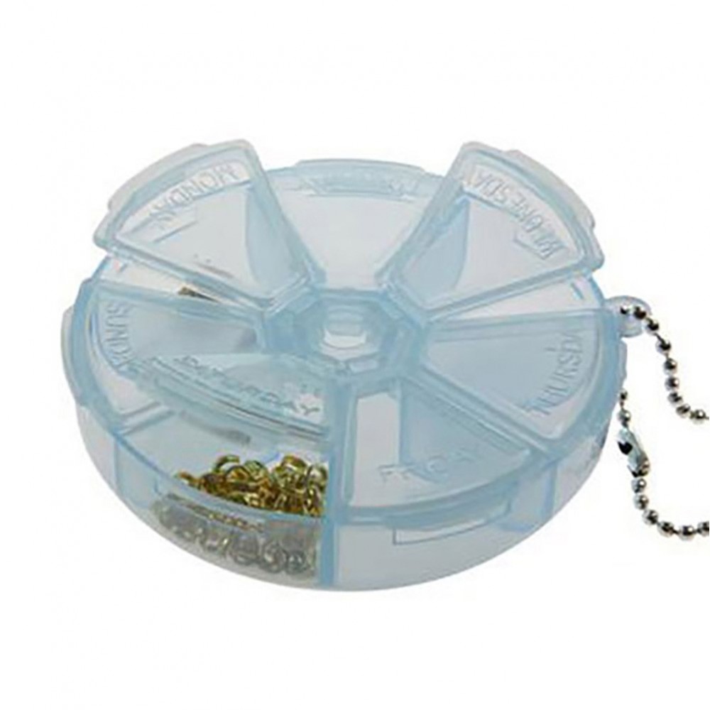 Une boite plastique ronde couvercle à vis pour loisirs créatifs, BOPIR1,  rangement perle, rocailles.