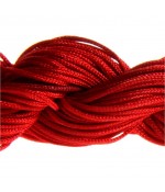 Fil nylon macramé 1,5 mm (12 mètres) - Rouge