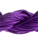 Fil nylon macramé 1,5 mm (12 mètres) - Violet