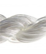 Fil nylon macramé 1,5 mm (12 mètres) - Blanc