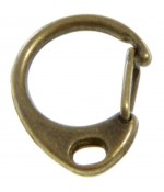 Mousqueton anneau porte clé (5 pièces)
