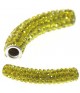 Perles shamballa tubes pierre de cristal 45 mm (1 pièce)