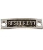 Connecteur plaques Best friend (5 pièces) - Gris