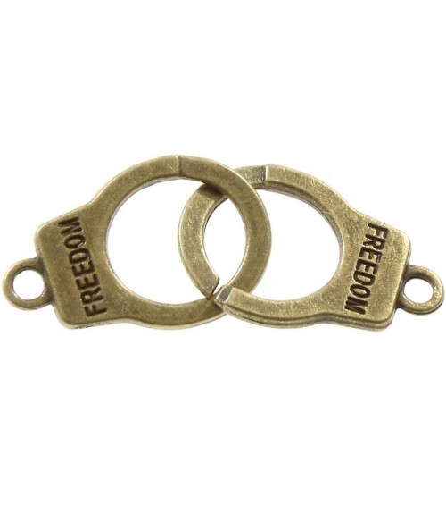 Connecteurs bracelets Menottes (5 pièces)
