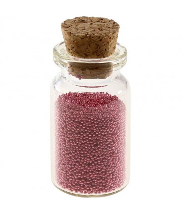 Microbilles caviar irisées en fiole - Rose pale