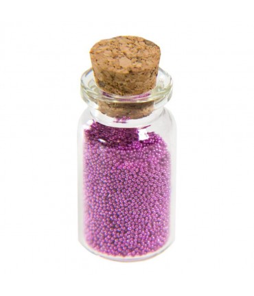Microbilles caviar irisées en fiole - Magenta