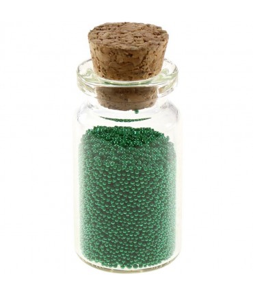 Microbilles caviar irisées en fiole - Vert