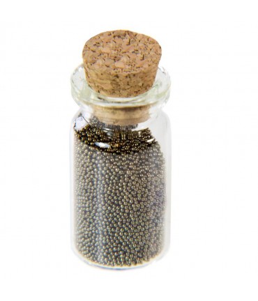 Microbilles caviar irisées en fiole - Kaki