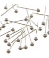 Clous d'oreilles support boucle boule 19 x 2 mm (50 pièces)