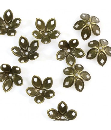 Calottes coupelles avec losanges (10 pièces) - Bronze
