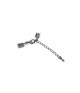 Kit fermeture bracelet collier ruban cordon 50 mm (5 pièces)