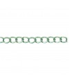 Chaine bijoux grandes mailles cheval 20 x 12 mm (1 mètre)
