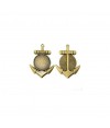 Breloque support cabochon Ancre 45 x 32 mm (1 pièce)