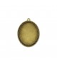 Support cabochon pendentif Héléna 51 x 37 mm (1 pièce)