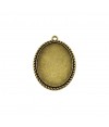 Support cabochon pendentif Héléna 51 x 37 mm (1 pièce)
