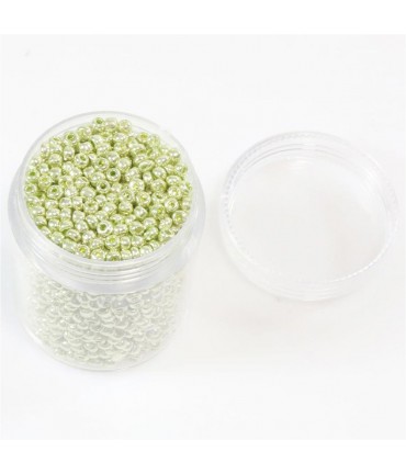 Perles de rocaille rondes Iris Round 2,5 mm (1600 pièces) - Vert