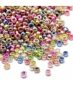 Perles de rocaille rondes Iris Round 1,7 mm (3380 pièces)