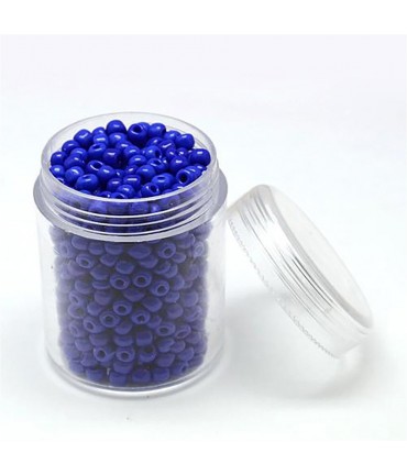 Perles de rocaille intercalaires 3,5 mm (550 pièces) - Bleu