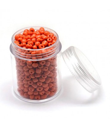 Perles de rocaille intercalaires 3,5 mm (550 pièces) - Orange