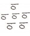 Fermoir t toggle Cheese pour bijoux 21 mm (10 pièces)