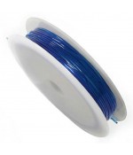 Fil nylon élastique 1 mm en bobine ( 4,5 Mètres ) - Bleu