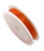 Fil nylon élastique 1 mm en bobine ( 4,5 Mètres ) - Orange