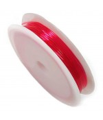Fil nylon élastique 1 mm en bobine ( 4,5 Mètres ) - Rouge