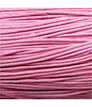 Fil coton ciré 2 mm (10 mètres) - Rose clair