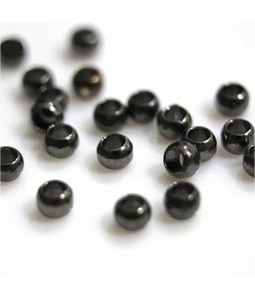 Perles à écraser 1,5mm ( 200 Pièces ) - Anthracite