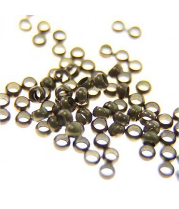 Perles à écraser 2mm ( 200 Pièces ) - Bronze