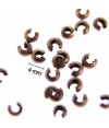 Cache Perles À Écraser ( 100 Pièces ) ( 3 Mm De Diamètre )