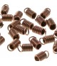 Embout cordon ou lacet Ressort 2.5 mm de diamètre (50 pièces)