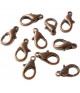 Fermoirs mousquetons 15 mm ( 10 Pièces )