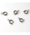 Fermoir à ressort rond 9mm ( 10 Pièces )