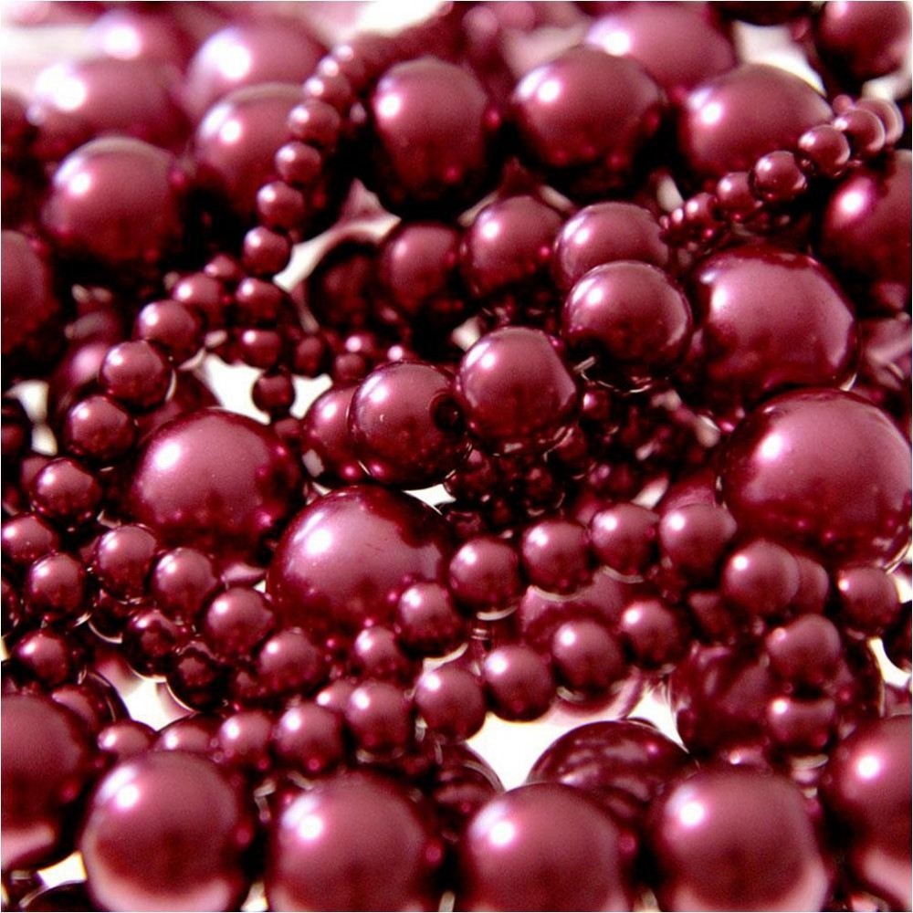Perles nacrées 12 mm en verre de bohême couleurs vives lot de 10 