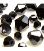 Perles cristal cz bicones quartz de Bohême 4 mm (120 pcs)