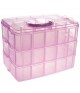 Boite de rangement plastique bijoux apprêts 30 compartiments